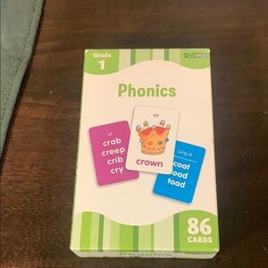 Phonics Learning Cards - Green and Blue